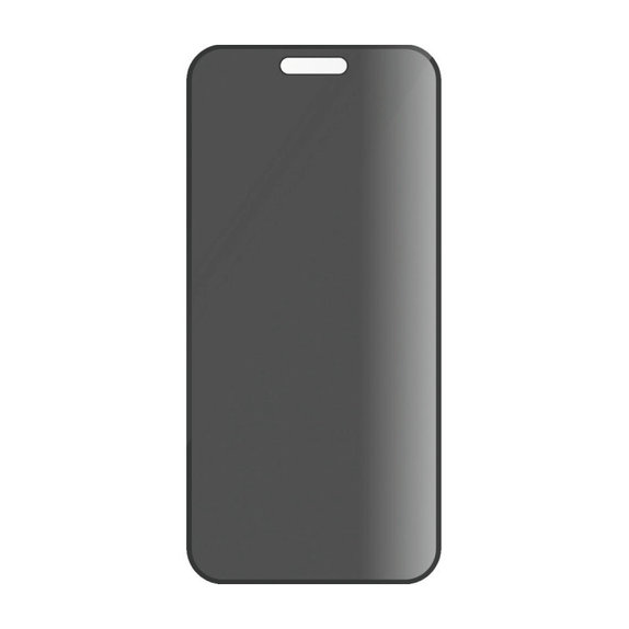 UWF Privacy kaljeno staklo s aplikatorom za iPhone 16/15, Crna, PanzerGlass