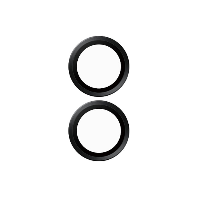 PanzerGlass - Zaštitni poklopac za objektiv kamere Hoops Ceramic za iPhone 16 a 16 Plus, crno