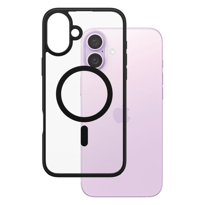 Maska HardCase s MagSafe za iPhone 16 Plus, crna, PanzerGlass