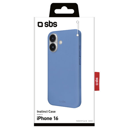 SBS - Maska Instinct za iPhone 16, plava