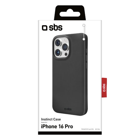 SBS - Maska Instinct za iPhone 16 Pro, crno