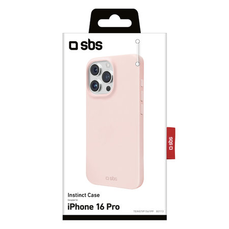 SBS - Maska Instinct za iPhone 16 Pro, ružičasta