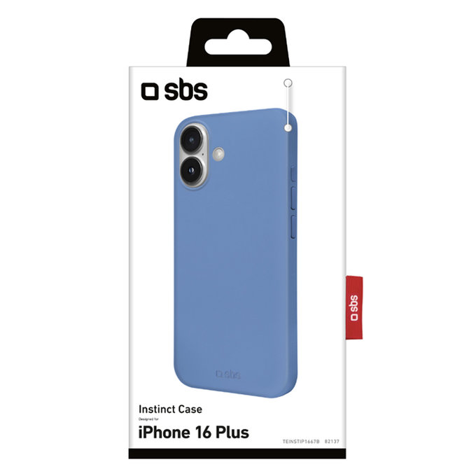 SBS - Maska Instinct za iPhone 16 Plus, plava