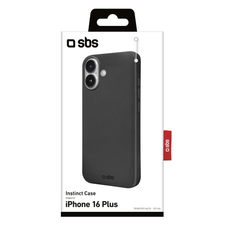 SBS - Maska Instinct za iPhone 16 Plus, crno