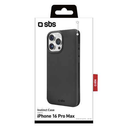 SBS - Maska Instinct za iPhone 16 Pro Max, crno