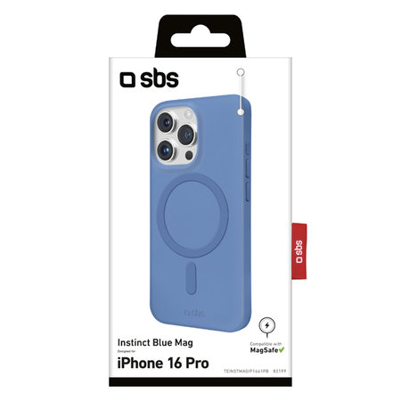 SBS - Maska Instinct Mag sa MagSafe za iPhone 16 Pro, plava
