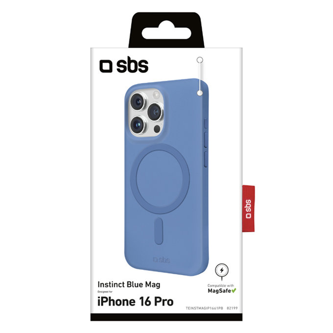 SBS - Maska Instinct Mag sa MagSafe za iPhone 16 Pro, plava