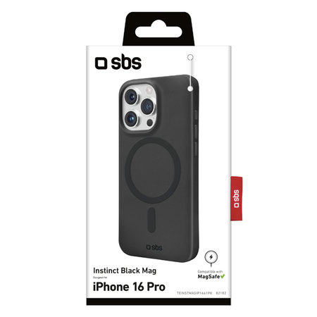 SBS - Maska Instinct Mag sa MagSafe za iPhone 16 Pro, crno