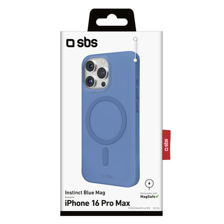 SBS - Maska Instinct Mag sa MagSafe za iPhone 16 Pro Max, plava