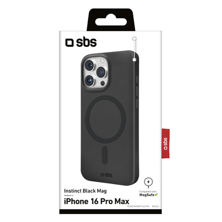 SBS - Maska Instinct Mag sa MagSafe za iPhone 16 Pro Max, crno