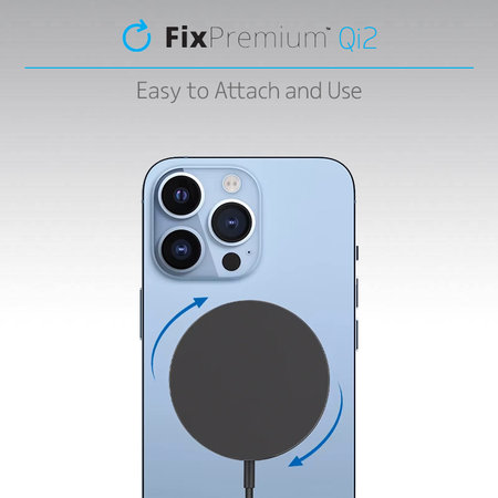 FixPremium - MagSafe Punjač s Qi2, crna
