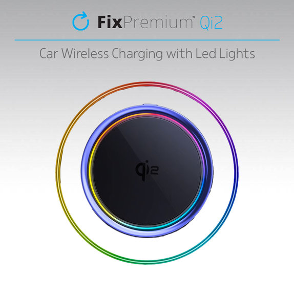 FixPremium - MagSafe Auto punjač Mini s Qi2, crna