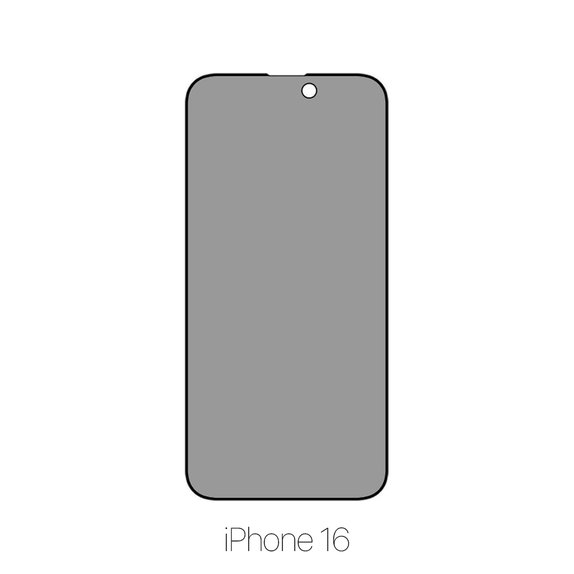 FixPremium Privacy Anti-Spy Glass - Kaljeno Staklo za iPhone 16