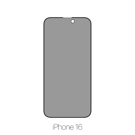 FixPremium Privacy Anti-Spy Glass - Kaljeno Staklo za iPhone 16