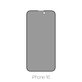 FixPremium Privacy Anti-Spy Glass - Kaljeno Staklo za iPhone 16