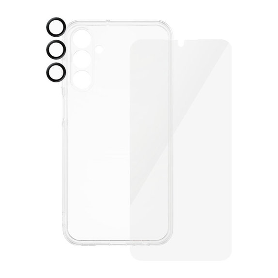 Bundle zaštita objektiva kamere + UWF kaljeno staklo + TPU maska za Samsung A15 5G, SAFE