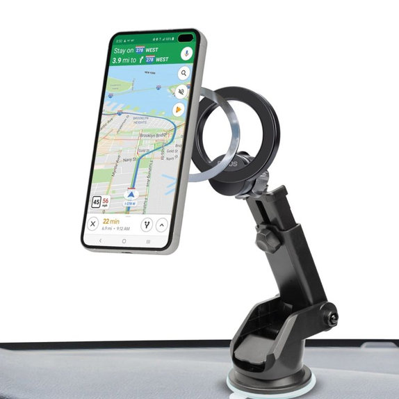 SBS - Auto držač Circle Mag s teleskopskom rukom, MagSafe, crna