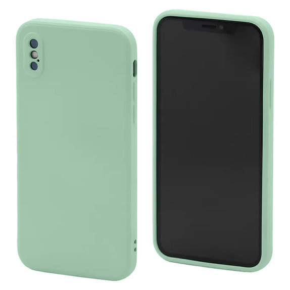FixPremium - Silikonska maska za iPhone X & XS, zelena