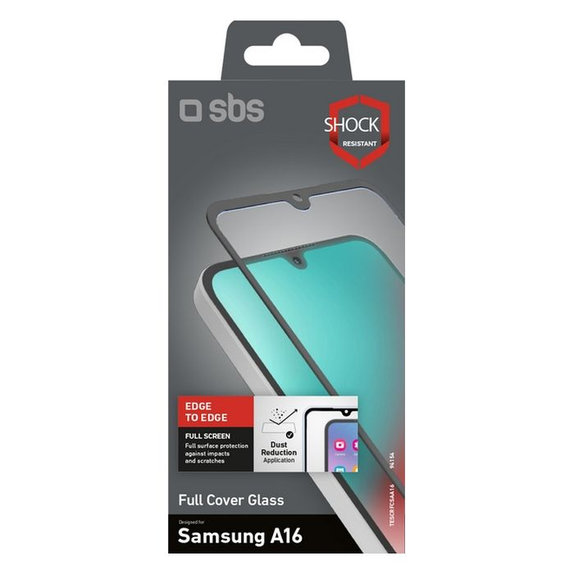 SBS - Kaljeno Staklo Full Cover za Samsung Galaxy A17, A16 i A26, crno