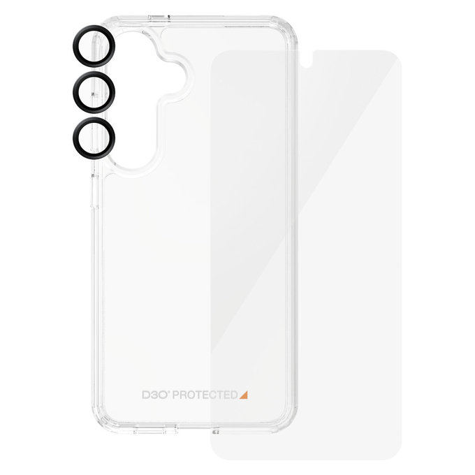 Bundle Hoops + Kaljeno staklo UWF + Hard Case D3O za Samsung Galaxy S24, PanzerGlass