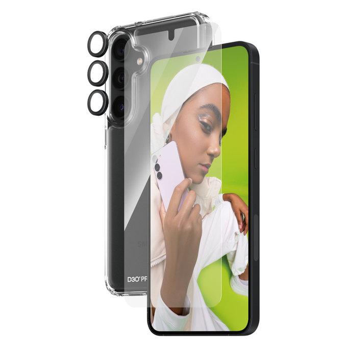 Bundle Hoops + Kaljeno staklo UWF + Hard Case D3O za Samsung Galaxy S24+, PanzerGlass