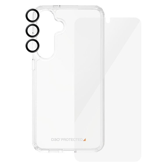 Bundle Hoops + Kaljeno staklo UWF + Hard Case D3O za Samsung Galaxy S24+, PanzerGlass
