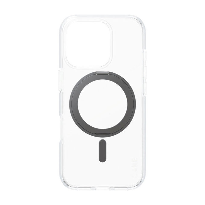 Maska Kickstand s MagSafeom za iPhone 16 Pro, Crna, CARE