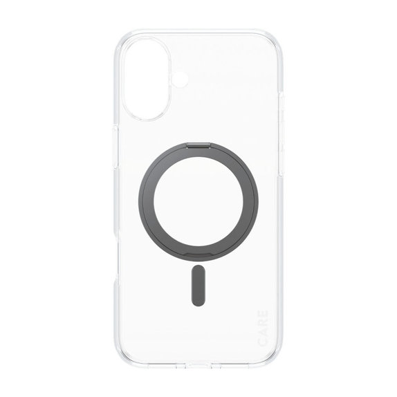 Maska Kickstand s MagSafeom za iPhone 16 Plus, Crna, CARE