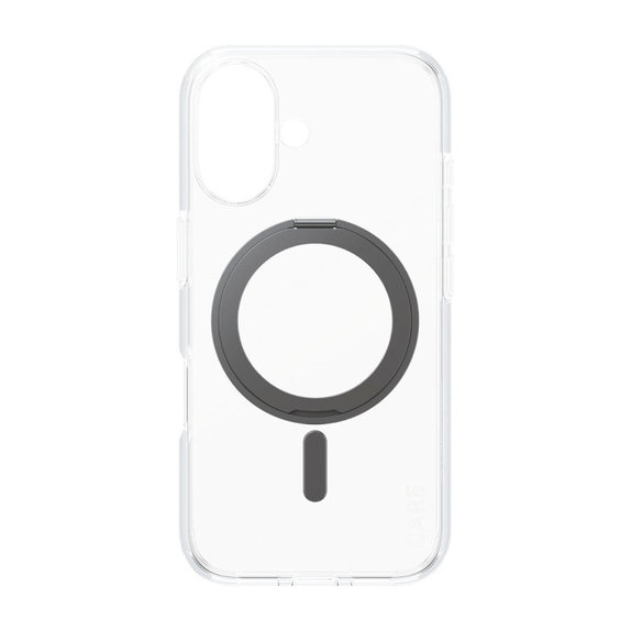 Maska Kickstand s MagSafeom za iPhone 16, Crna, CARE