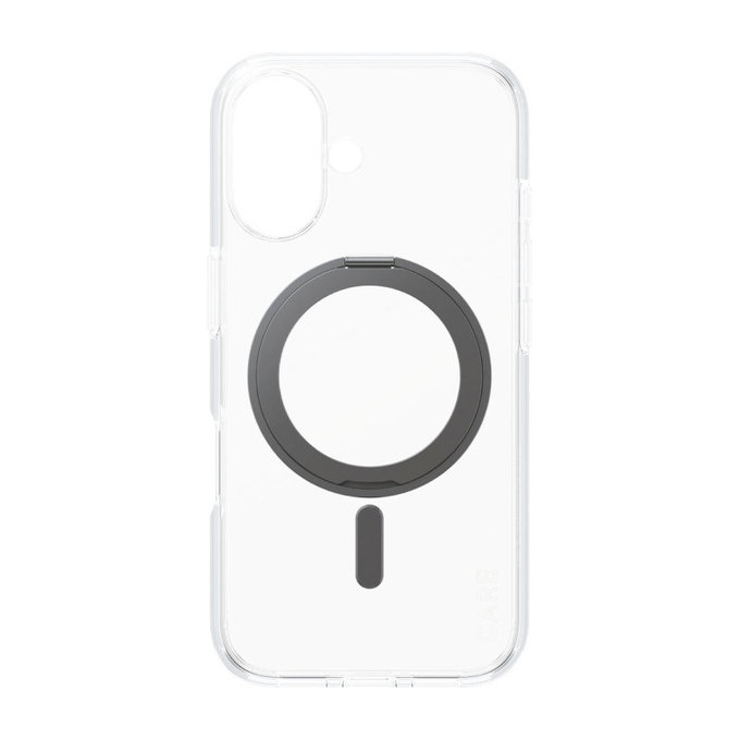Maska Kickstand s MagSafeom za iPhone 16, Crna, CARE