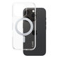 Maska Kickstand s MagSafeom za iPhone 16 Pro, Srebrna, CARE