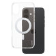 Maska Kickstand s MagSafeom za iPhone 16 Plus, Srebrna, CARE