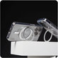 Maska Kickstand s MagSafeom za iPhone 16 Pro Max, Srebrna, CARE