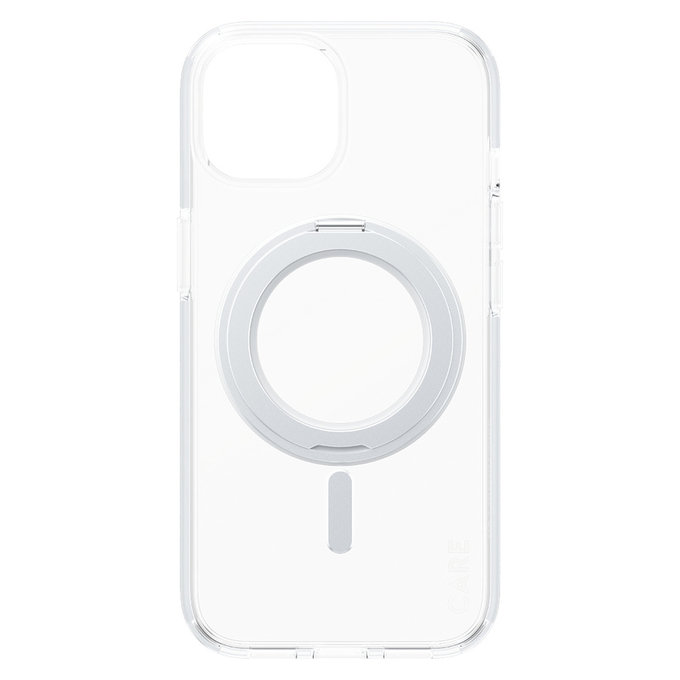 Maska Kickstand s MagSAFE by PanzerGlass za iPhone 15, Srebrna, PanzerGlass