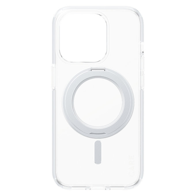 Maska Kickstand s MagSAFE by PanzerGlass za iPhone 15 Pro, Srebrna, PanzerGlass