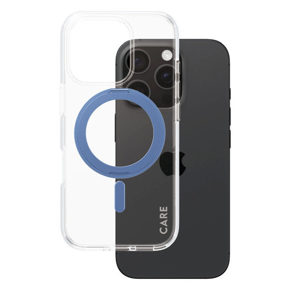 Maska Kickstand s MagSafeom za iPhone 16 Pro, Plava, CARE