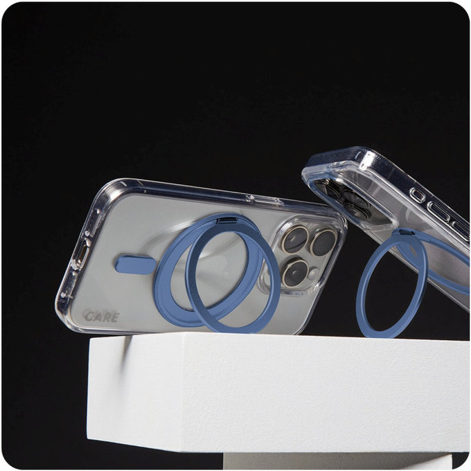 Maska Kickstand s MagSafeom za iPhone 16 Pro, Plava, CARE
