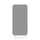 FixPremium Privacy Anti-Spy Glass - Kaljeno staklo za iPhone XR i 11