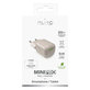 PURO - Adapter za punjenje MiniPro USB-C, GaN, 20W, sandshell