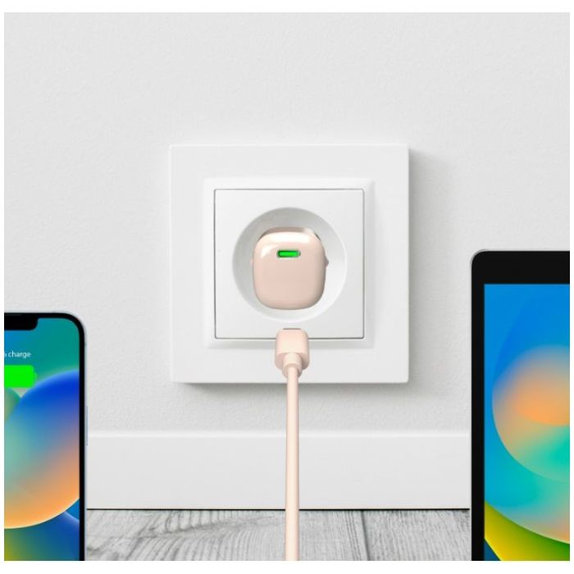 PURO - Adapter za punjenje MiniPro USB-C, GaN, 20W, sandshell