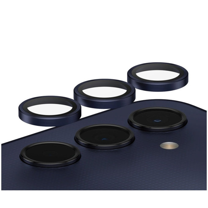 Zaštita objektiva kamere Hoops za Samsung A25 5G, Plava/Crna, PanzerGlass