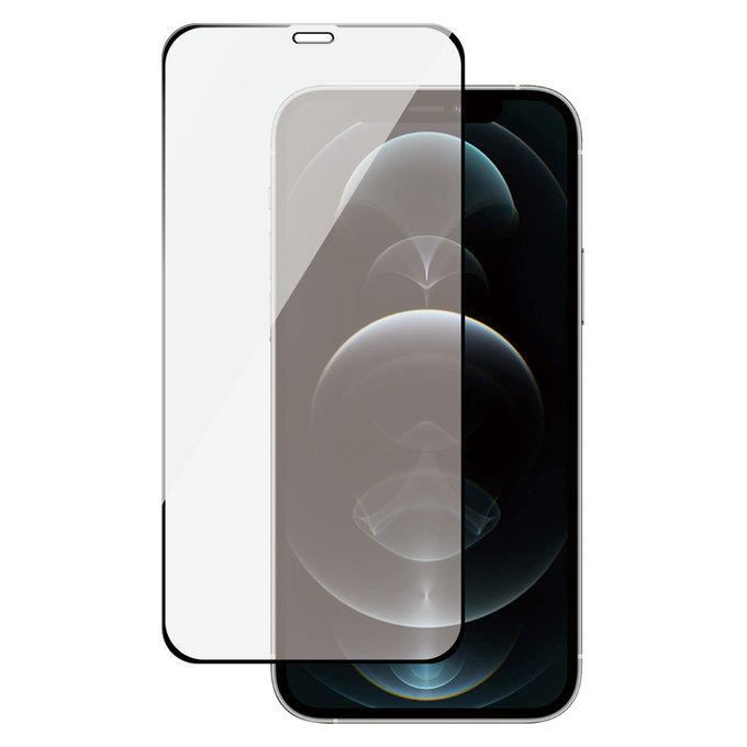 Kaljeno staklo Case Friendly za iPhone 12 Pro/12, Crna, SAFE by PanzerGlass