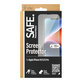 Kaljeno staklo Case Friendly za iPhone 16e/14/13 Pro/13, Crna, SAFE