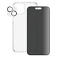 Bundle PicturePerfect + Kaljeno staklo UWF Privacy + Hard Case D3O za iPhone 15 Plus, PanzerGlass
