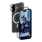 Bundle 3u1 Hoops + UWF kaljeno staklo + Hard Case za iPhone 16, PanzerGlass