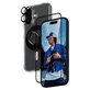 Bundle Hoops + Kaljeno staklo UWF + Hard Case + Magnetic Ring Mount za iPhone 16, PanzerGlass