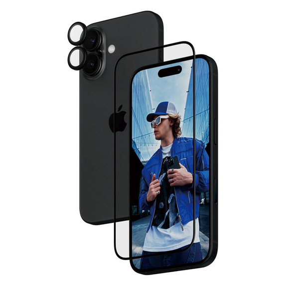 Bundle Hoops + UWF kaljeno staklo za iPhone 16, PanzerGlass