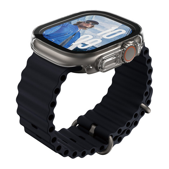 Kaljeno staklo Full Body Slim za Apple Watch Ultra 2024/Ultra 2/Ultra, Prozirna, PanzerGlass