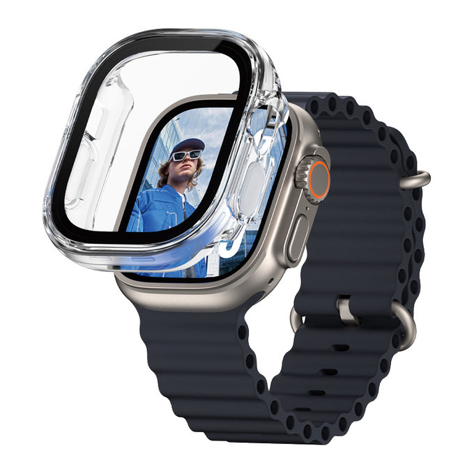 Kaljeno staklo Full Body za Apple Watch Ultra 2024/Ultra 2/Ultra, Prozirna, PanzerGlass