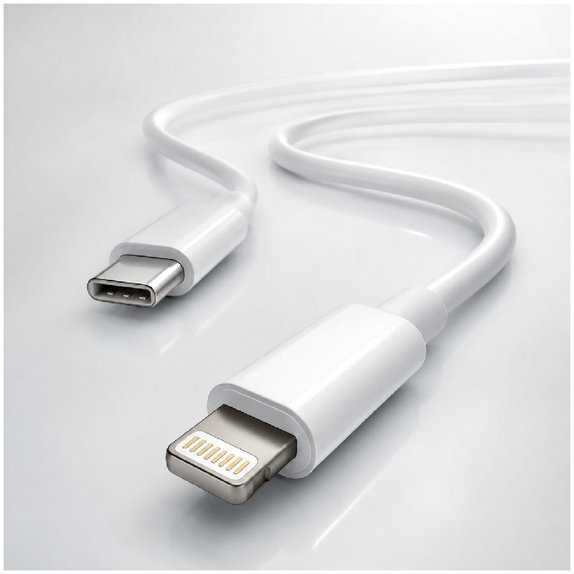 FixPremium - Kabel Lightning/USB-C, 1.5m, bijela